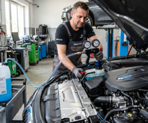 Vakuuma uzpilde – vienīgā uzticamā dzesēšanas sistēmas uzpildes metode mūsdienu automobiļos